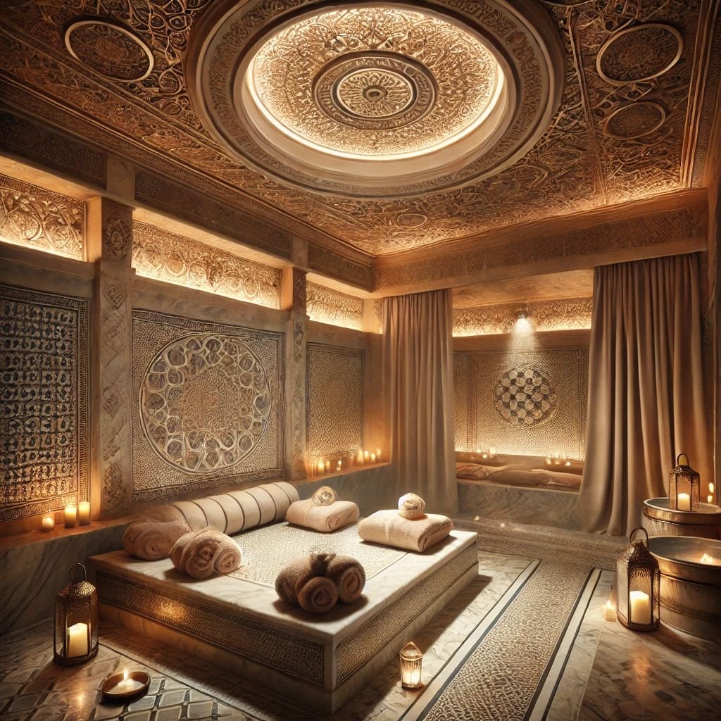 Therapist providing a relaxing spa treatment with essential oils at Spa Villa